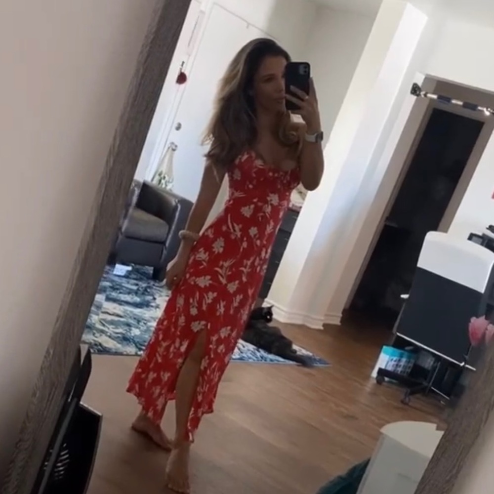 Red sundress